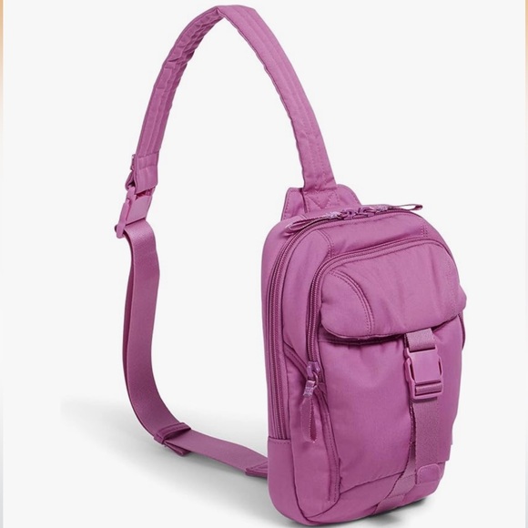 Vera Bradley Utility Sling Backpack Rich Orchid Pink main image 11